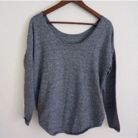 BCBG Heather Gray Top - Picture 2 of 3